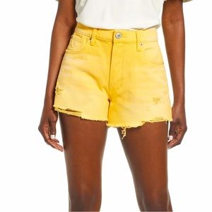 Layne // High Waist Slouchy Cutoff Shorts